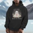 Ghost Book Lover Let Me Read In Peace Tee Men Hoodie