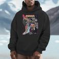 Halloween Horror Vintage Werewolf Vampire Comic Book Retro Men Hoodie