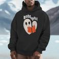 Halloween Teacher Library Ghost Books Men Women Kids Men Hoodie