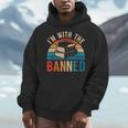 I'm With The Banned Books Tee I Read Banned Books Lovers Men Hoodie