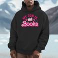 My Job Is Books Pink Retro Book Lovers Women Librarian Men Hoodie My Job Is Books Pink Retro Book Lovers Women Librarian Men Hoodie