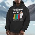 I Just Want To Read Books And Pet My Aussie Men Hoodie