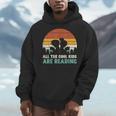 All Kids Are Reading Retro Read Book Lover Boys Girls Small Men Hoodie