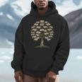Knowledge Growth Tree Bibliophile Book Lover Library Art Men Hoodie