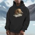 Labrador Retriever Dog Bookworm Reading Book Graphic Men Hoodie