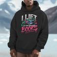 I Lift So I Can Carry More Books Reading Reader Workout Gym Men Hoodie