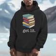 Get Lit Reading Book Men Hoodie
