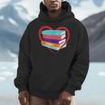 I Love Reading Book Heart Love Books Library Men Hoodie