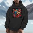 Macaw Reading A Book Men Hoodie