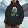 Manatee Reading Book Matching Bookworm Librarian Books Lover Men Hoodie