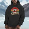 Merry Christmas Retro Vintage Pugmas Pug Reading Books Men Hoodie Merry Christmas Retro Vintage Pugmas Pug Reading Books Men Hoodie