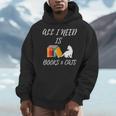 I Need Is Book & Cats Books Pet Lover Men Hoodie