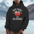 Not Now Im Reading Book Men Hoodie