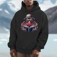 Octopus Reading Book Kraken Bookworm Men Hoodie