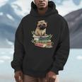 Pug Dog Reading Book Coffee Read Books Be Kind Stay Weird Men Hoodie Pug Dog Reading Book Coffee Read Books Be Kind Stay Weird Men Hoodie