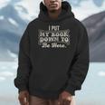 I Put My Book Down To Be Here Reader Men Hoodie