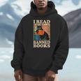 I Read Banned Books Cat Reader Bookworm Men Hoodie