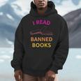 I Read Banned Books Pink-Yellow Literature Activist Men Hoodie