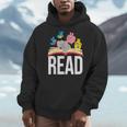 Read Book Cute School Teacher Librarian Elephant Pigeon Men Hoodie Read Book Cute School Teacher Librarian Elephant Pigeon Men Hoodie