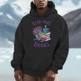 Read More Books Floral Book Reader Art Reading Lover Quote Men Hoodie