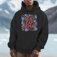 Read Eat Repeat Book Club Readers Book Lovers Men Hoodie