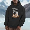 Read S'More Books Camping Outdoors Reading Campfire Smores Men Hoodie