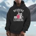 Readers Are Leaders Book Reading Men Hoodie