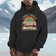 Reading Books Read Library Nerd Geek Literature Bookworm Men Hoodie