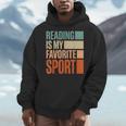 Reading Is My Favorite Sport Reader Book Worm Men Hoodie