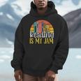 Reading Is My Jam Bookworm Book Reading Men Hoodie