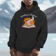 Reading Is Magical Book Lover & Axolotl Men Hoodie Reading Is Magical Book Lover & Axolotl Men Hoodie