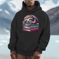 Reading Muffler Sloth On Stack Of Books Men Hoodie