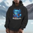 Readsolotl Blue Kawaii Axolotl Book Lover Reading Men Hoodie Readsolotl Blue Kawaii Axolotl Book Lover Reading Men Hoodie