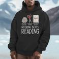 Rock Paper Scissors Nothing Beats Reading Book Lover Humor Men Hoodie