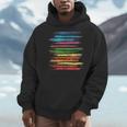 RtY Book Colorful Art Painting Graphic Motif Book Small Men Hoodie RtY Book Colorful Art Painting Graphic Motif Book Small Men Hoodie