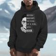 Ruth Bader Ginsburg Shirt Girl With A Book Political Resist Men Hoodie