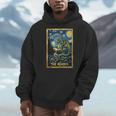 Starry Dragon Reading Book The Reader Fantasy Reader Men Hoodie