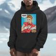 Tea Pop Art Comic Book Cartoon Tea Party Tea Lover Drinking Men Hoodie