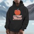 Teach Love Inspire Valentines Day Book 6th Grade Teacher Men Hoodie