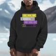 Threadless Grey Sky Chai Nonbinary Pride Book Stack Graphic Men Hoodie