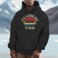 Vintage Retro It's a Good Day To Read Book Reading Lovers Men Hoodie