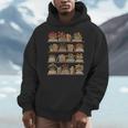 Whimsical Books And Blooms Men Hoodie