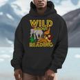 Wild About Reading Back To School Teacher Books Read Men Hoodie Wild About Reading Back To School Teacher Books Read Men Hoodie