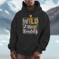 Wild About Reading Books Reader Lover Librarian Bookworm Men Hoodie