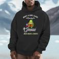 Women's Just A Girl Who Loves Jesus And Avocados And Books Men Hoodie