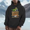 Women's Unearth a Story Dinosaur Reading Books Summer 2026 Men Hoodie Women's Unearth a Story Dinosaur Reading Books Summer 2026 Men Hoodie