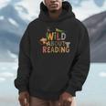 Women's Wild About Reading Book Animal Children's Book Lover Teacher Men Hoodie