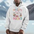 100 Days In The Books Goose Reading 100th Day Of School Men Hoodie