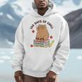 100 Days Of Chill Cute Capybara School Book Lover Men Hoodie 100 Days Of Chill Cute Capybara School Book Lover Men Hoodie