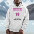 18th Birthday Guest Book Party 18 Years Men Hoodie